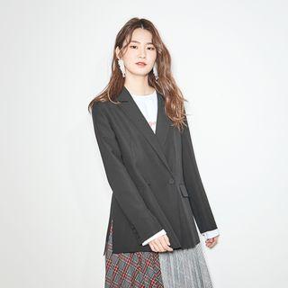 Single-breasted Slit-side Jacket