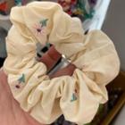 Floral Hair Tie Beige - One Size