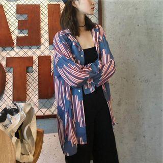 Striped Shirt Blue & Red - One Size