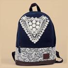 Lace Panel Backpack