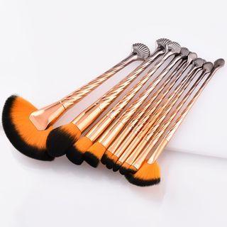 Set: Shell Gradient Print Makeup Brush