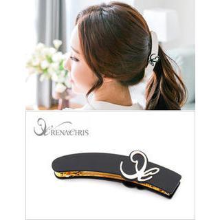 Logo Print Hair Pin