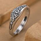 Eye Ring Silver - One Size