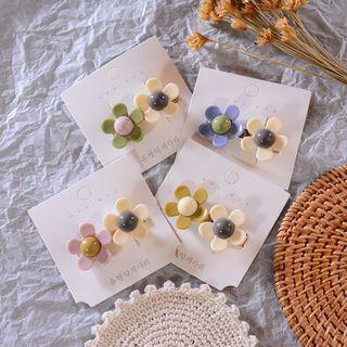 Floral Hair Clip Flower Hair Clip - One Size