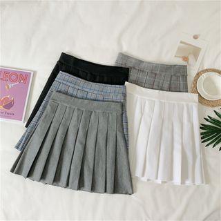 Mini Pleated Skirt / Belt