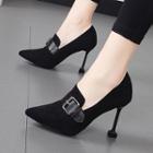 Plaid High Heel Loafers