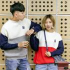 Couple Matching Color-block Sweater