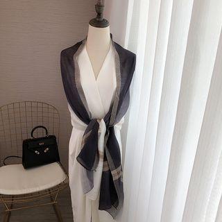 Striped Print Scarf