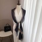 Striped Print Scarf
