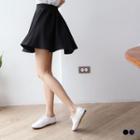 Solid Dark Coloured Circle A-line Skirt