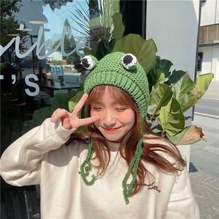Knit Frog Beanie