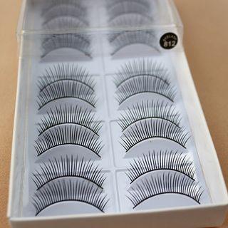 False Eyelashes #812 (10 Pairs) As Shown In Figure - One Size