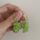 Grapes Bead Dangle Earring 1 Pair - Earring - Green - One Size