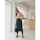 Fleece-lined Long H-line Skirt