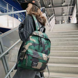 Couple Matching Camouflage Lightweight Backpack