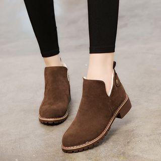 Fleece-lined Chelsea Ankle Boots