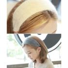 Wide Furry-knit Hair Band