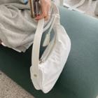 Monotone Zipped Hobo Bag