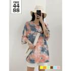Dyed Boxy-fit Long T-shirt