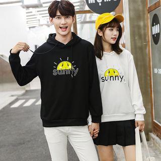 Couple Matching Sun Print Hoodie