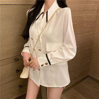 Double-breasted Jacket White - One Size