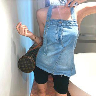 Denim Halter Top