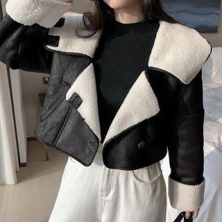 Button-up Cropped Coat