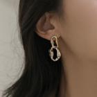 Chain Drop Ear Stud 1 Pr - Gold - One Size
