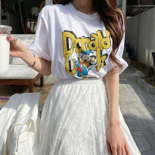 Donald-duck Dip-back T-shirt