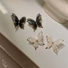 Layered Mesh Butterfly Stud Earring