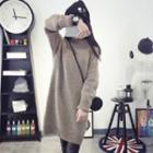 Long-sleeve Loose-fit Sweater Dress