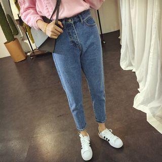 Tapered Denim Jeans