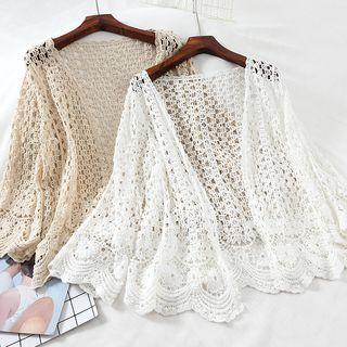 Perforated Knit Light Jacket
