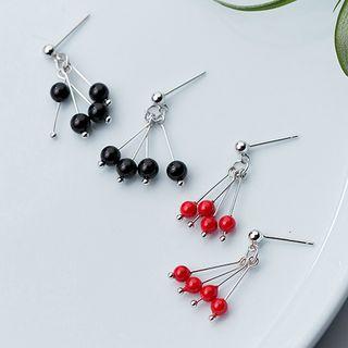 925 Sterling Silver Agate Drop Earring