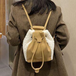 Fleece Panel Backpack