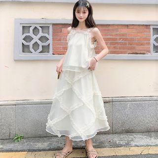 Camisole Top/midi A-line Skirt