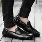 Genuine Leather Fleece-lined Loafers