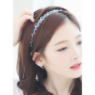 Denim Chain Headband