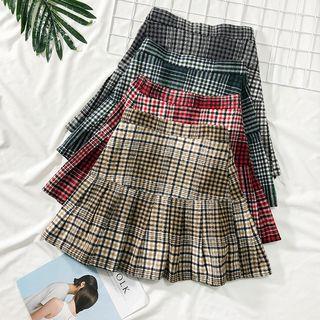 Wool Mini Skirt