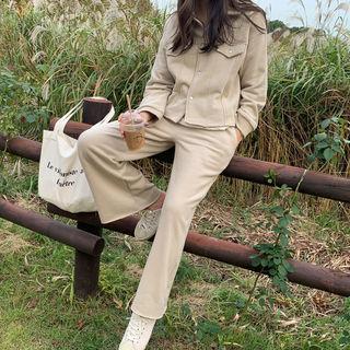 Fleece Lined Jacket & Pants Set
