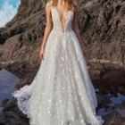Sleeveless Star Sequined A-line Dress