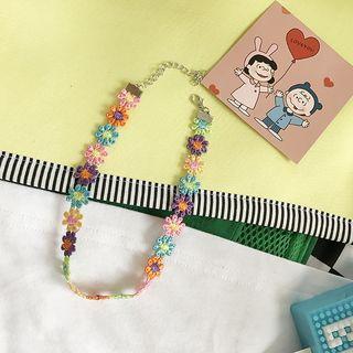 Flower Necklace As Shown In Figure - One Size