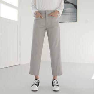Seam-trim Baggy Pants