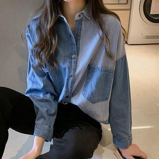 Panel Denim Shirt