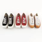 Toe-cap Faux-suede Trim Sneakers