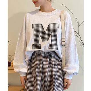 Loose-fit Letter Patch Top