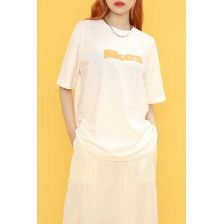Likes Loose-fit T-shirt Ivory - One Size