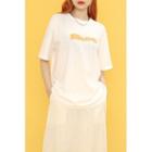 Likes Loose-fit T-shirt Ivory - One Size