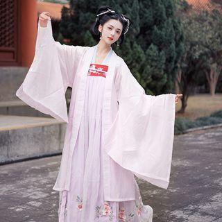Traditional Chinese Top / Skirt / Long Jacket / Set