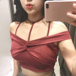 Cold Shoulder Tank Top